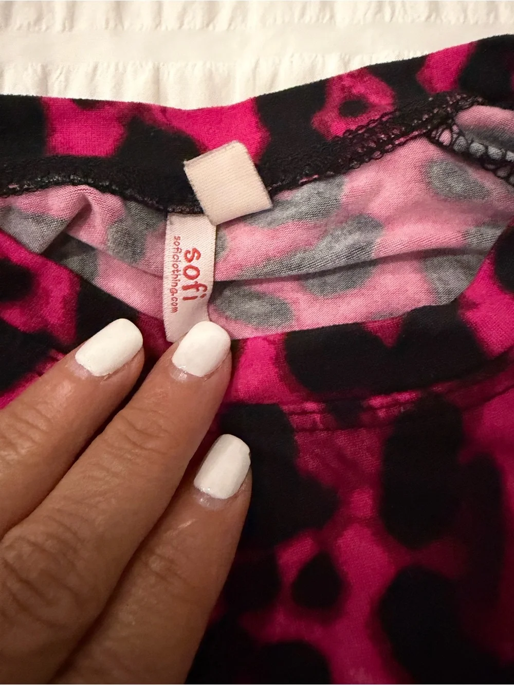 Kids Pink and Black Leopard Print set